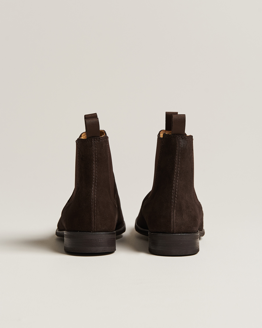 Herre | Myrqvist Granhult Chelsea Boot Dark Brown Suede | Myrqvist | Granhult Chelsea Boot Dark Brown Suede