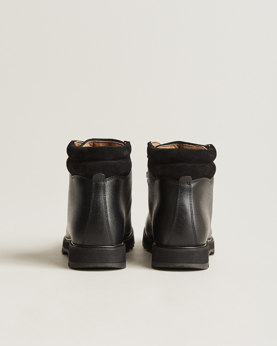 Herre | Myrqvist Duved II Laced Boot Black Grain Calf | Myrqvist | Duved II Laced Boot Black Grain Calf