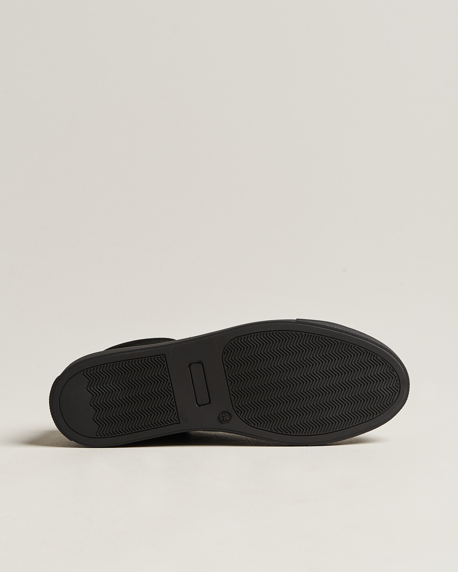 Herre | Myrqvist Oaxen Monochrome Sneaker Black Suede | Myrqvist | Oaxen Monochrome Sneaker Black Suede