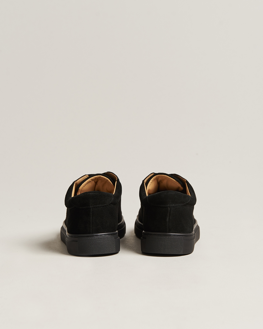 Herre | Myrqvist Oaxen Monochrome Sneaker Black Suede | Myrqvist | Oaxen Monochrome Sneaker Black Suede