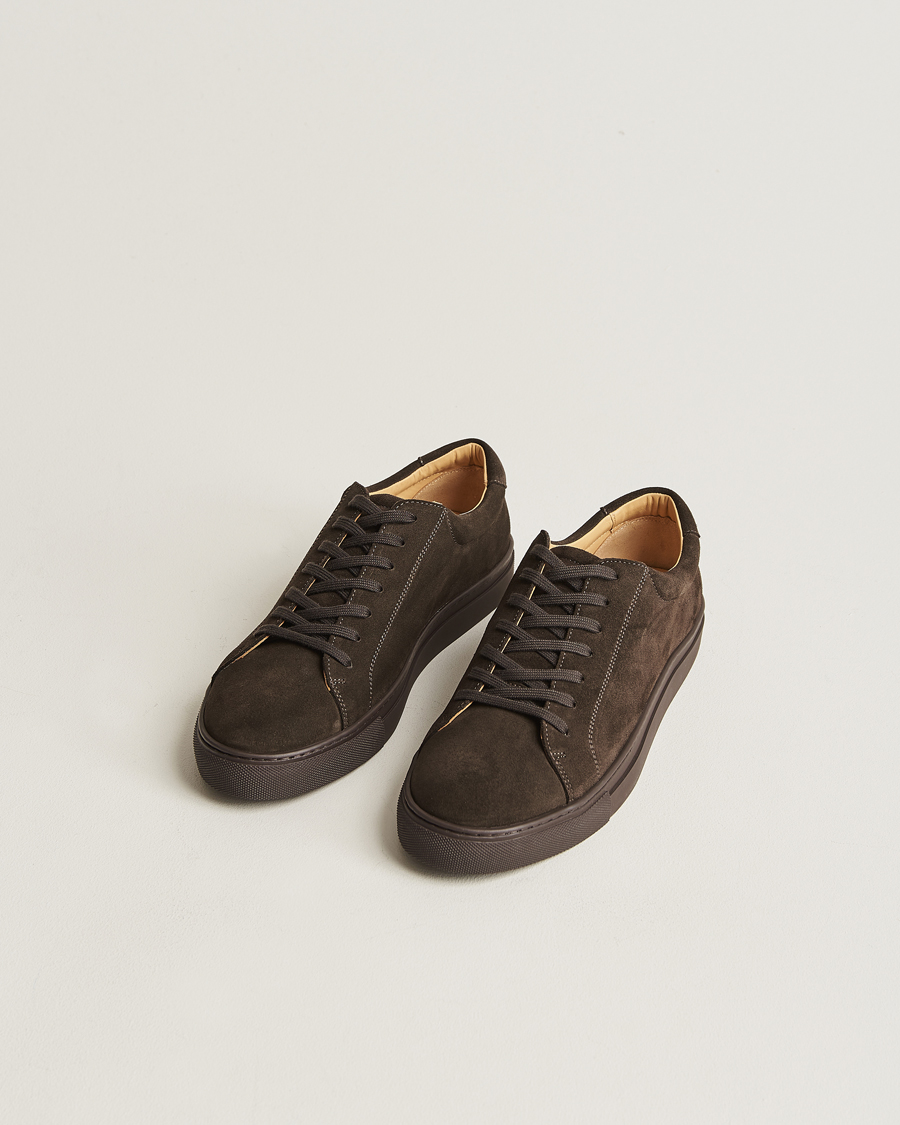 Herre |  | Myrqvist | Oaxen Monochrome Sneaker Dark Brown Suede