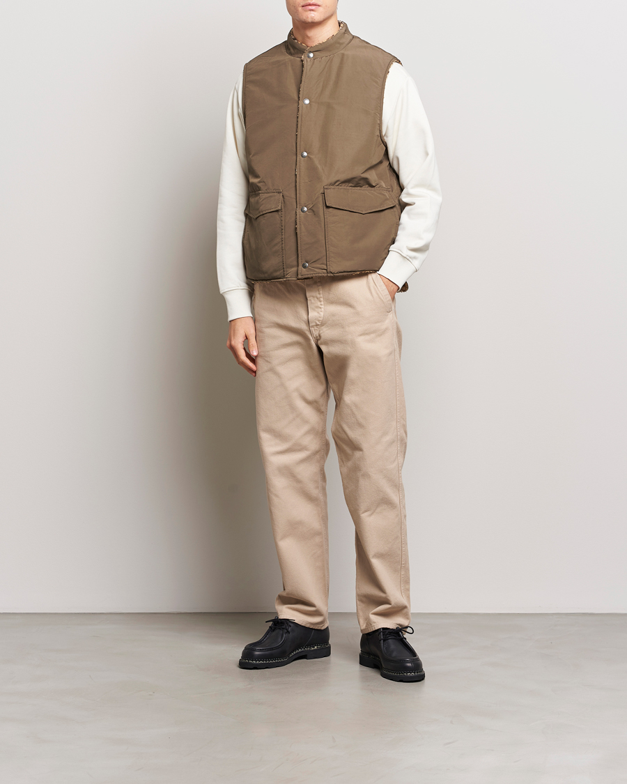 Herre | Bukser | orSlow | French Work Pants Beige