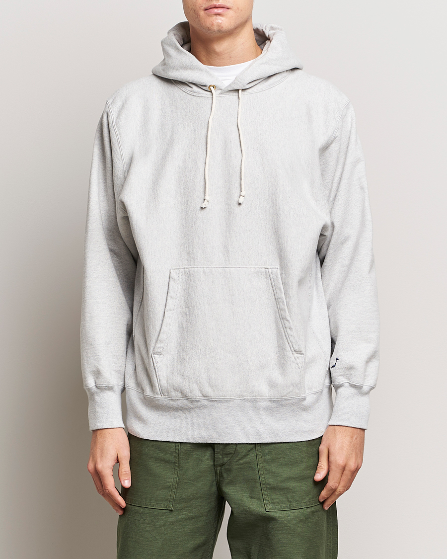 Herre | Gensere | orSlow | Heavy Weight Vintage Hoodie Light Grey