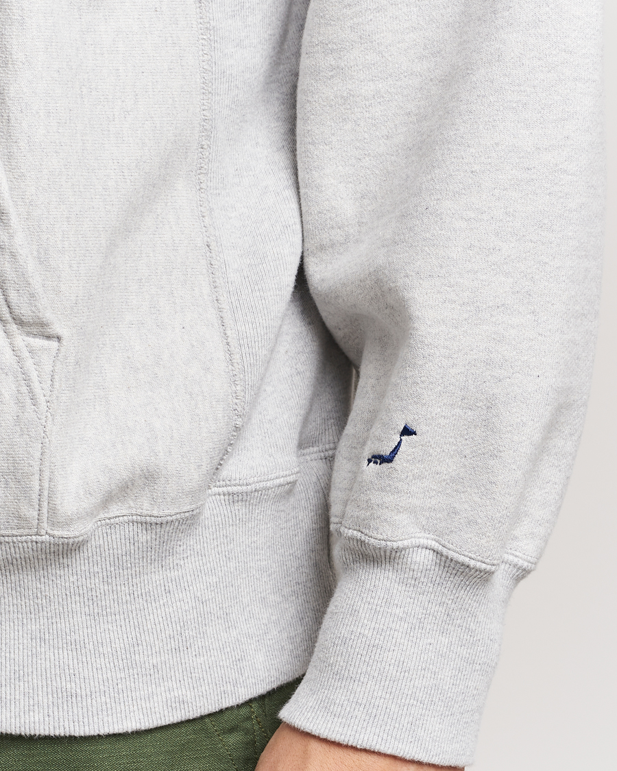 Herre | Gensere | orSlow | Heavy Weight Vintage Hoodie Light Grey