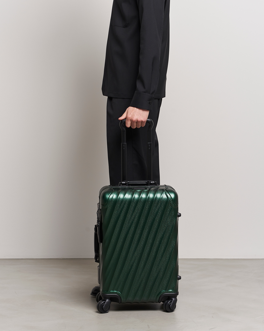 Herre | Kofferter | TUMI | International Carry-on Aluminum Trolley Texture Green