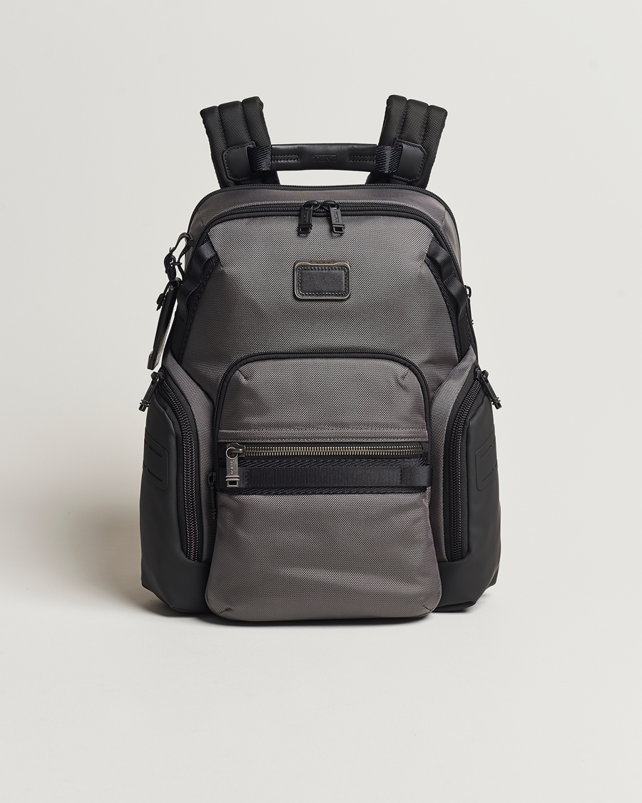 Herre | TUMI Alpha Bravo Navigation Backpack Charcoal | TUMI | Alpha Bravo Navigation Backpack Charcoal