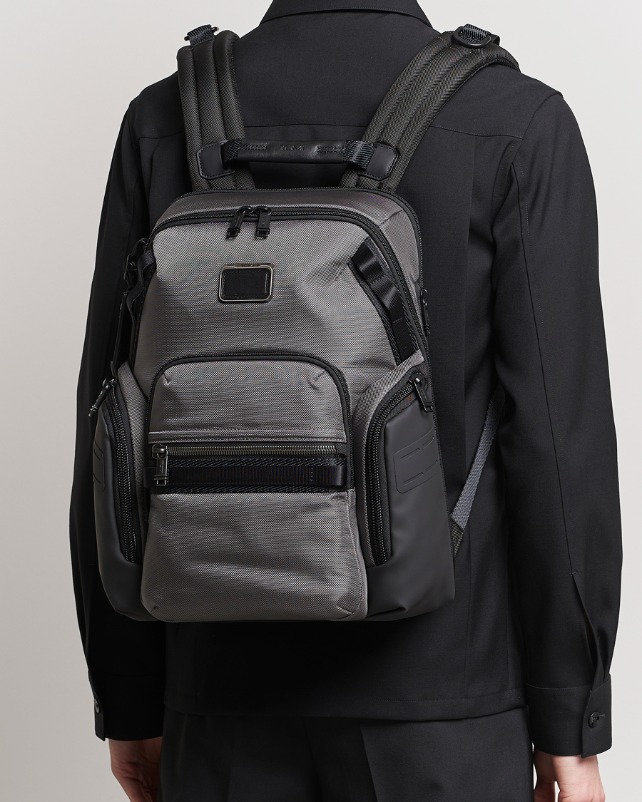Herre | TUMI Alpha Bravo Navigation Backpack Charcoal | TUMI | Alpha Bravo Navigation Backpack Charcoal