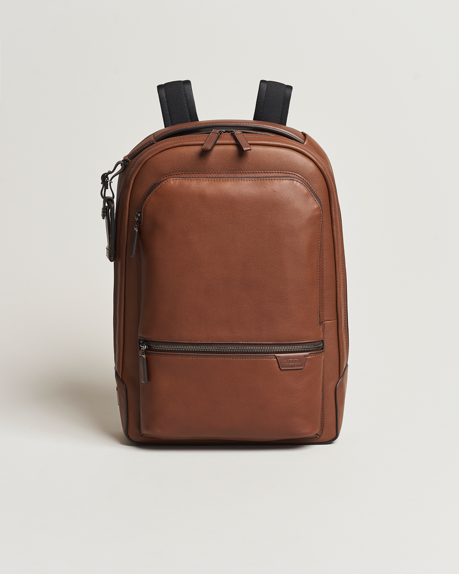 Herre | Vesker | TUMI | Harrison Bradner Leather Backpack Cognac