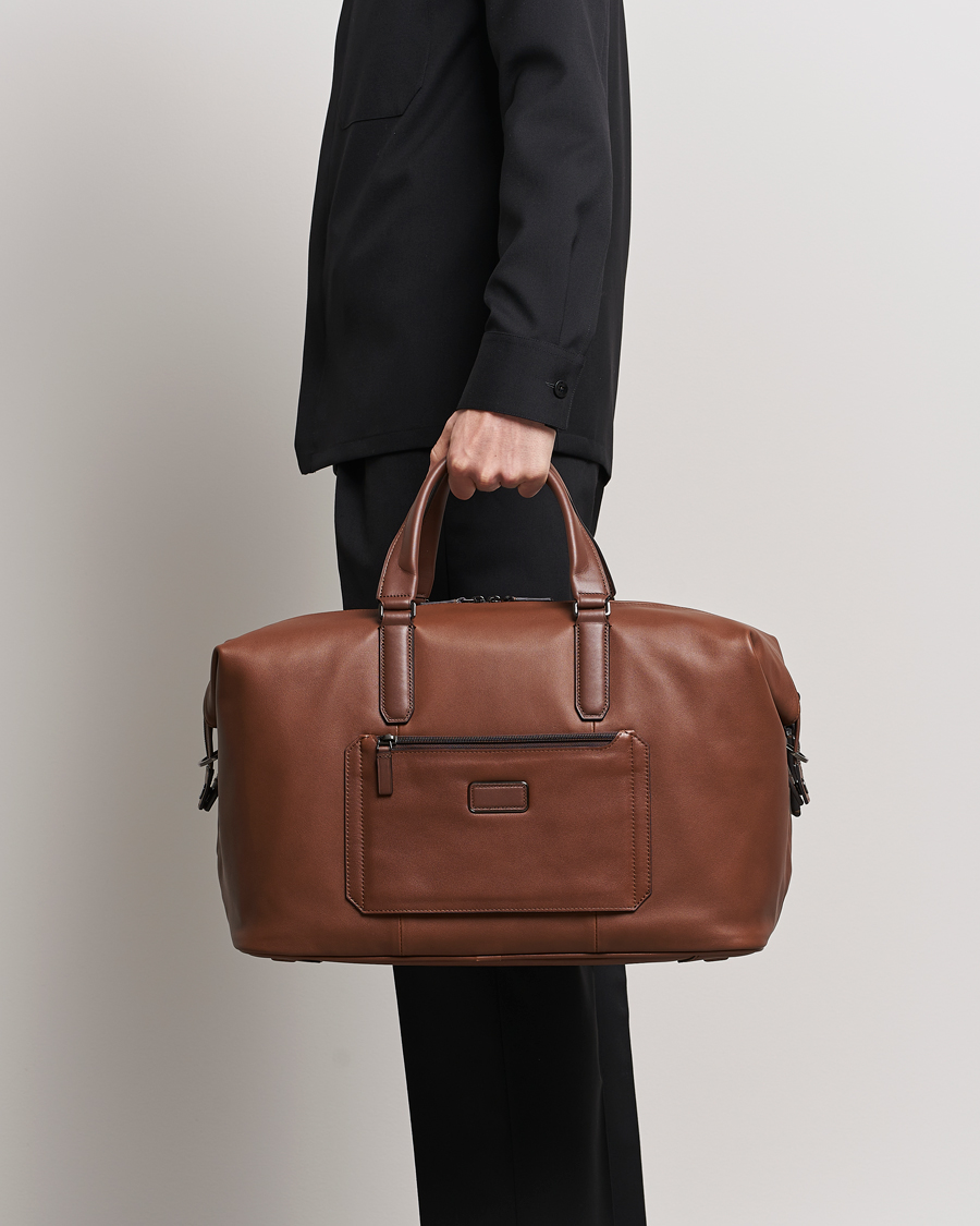 Men |  | TUMI | Harrison Nelson Leather Duffel Cognac