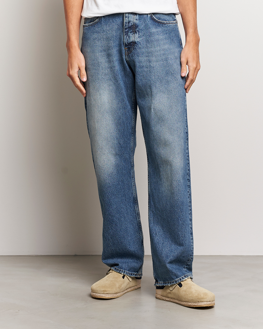 Herre | Avdelinger | Sunflower | Loose Jeans Mid Blue