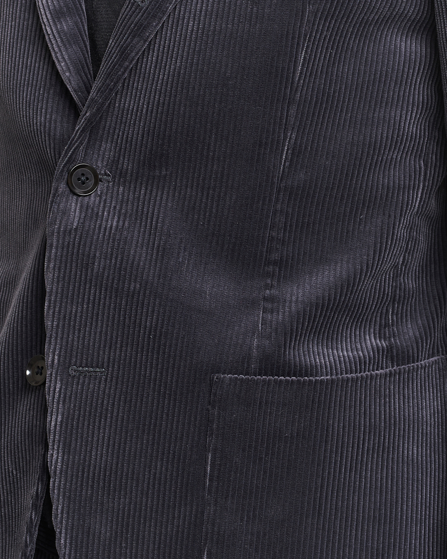 Herre | Dressjakker | Beams F | Corduroy Blazer Charcoal