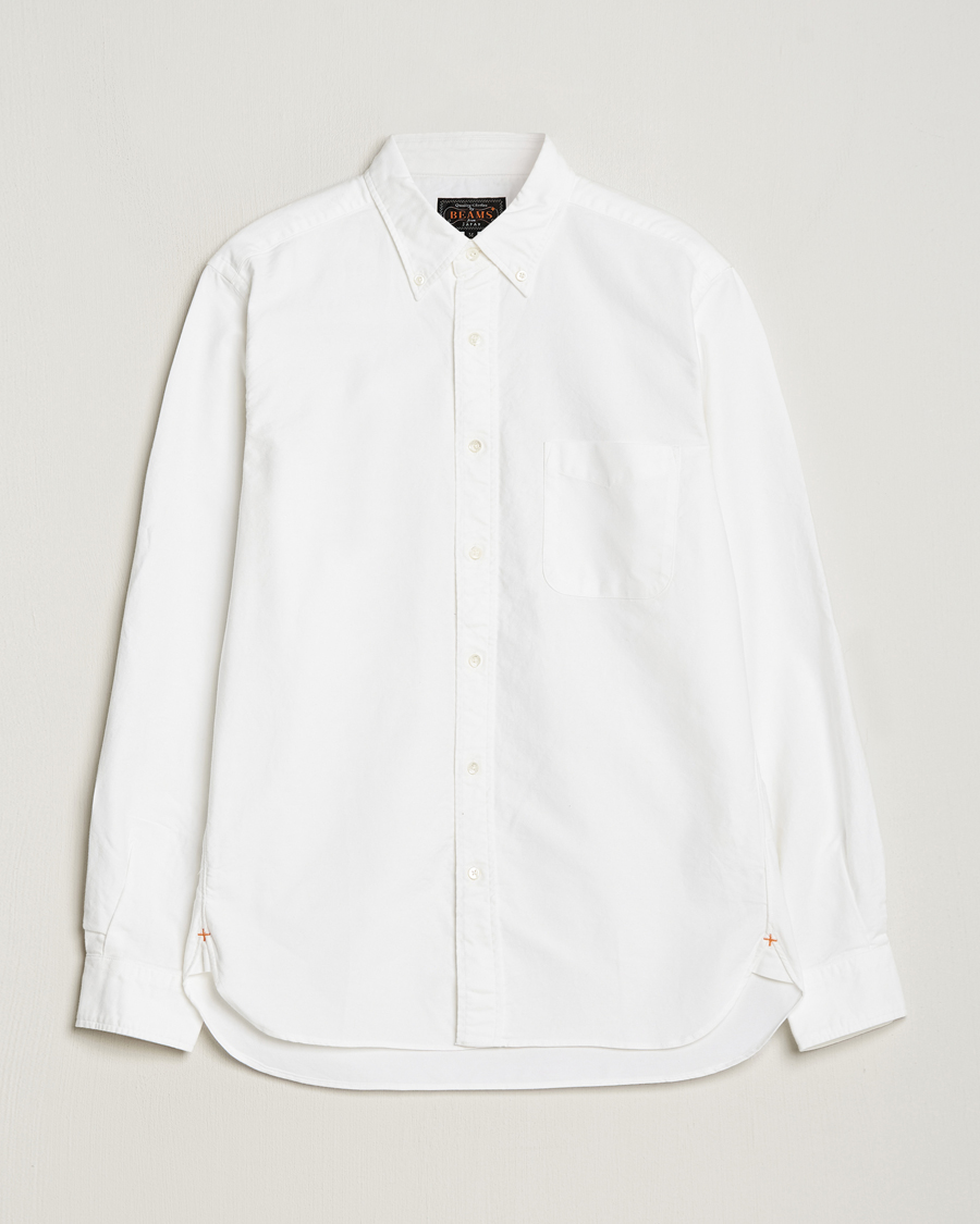 Herre | Skjorter | BEAMS PLUS | Oxford Button Down Shirt White