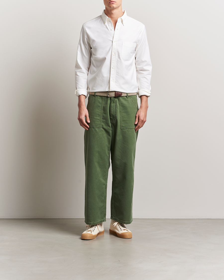 Herre | Skjorter | BEAMS PLUS | Oxford Button Down Shirt White