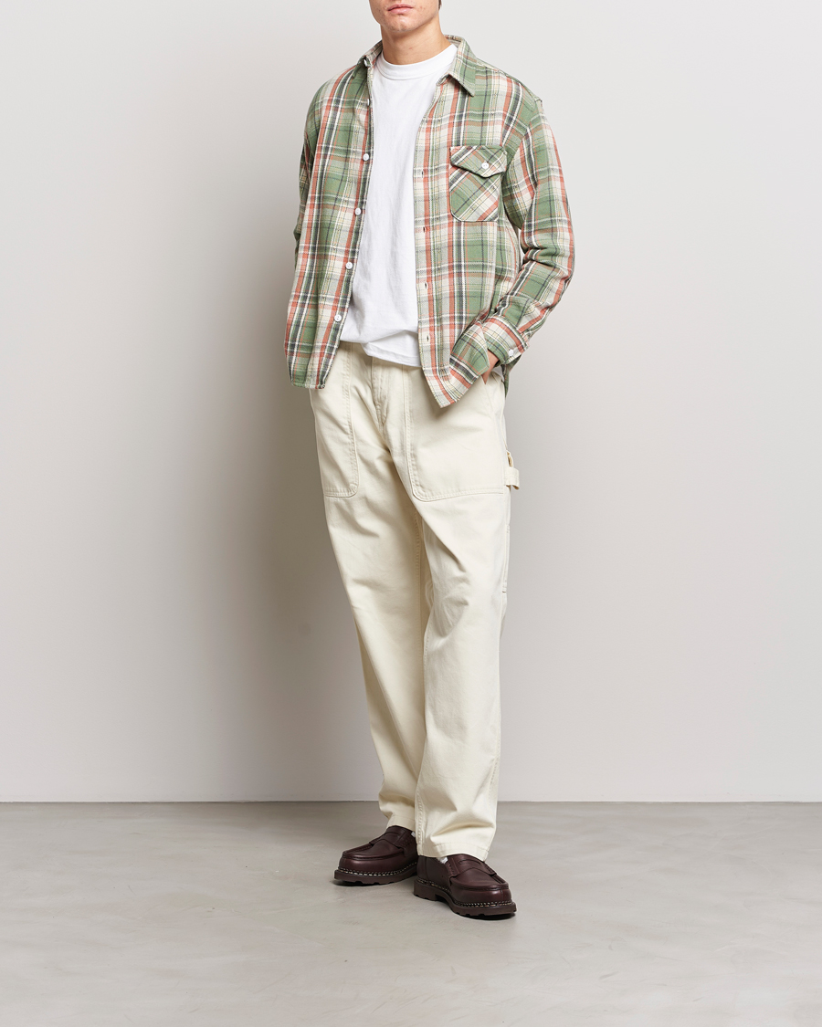 Herre | Skjorter | BEAMS PLUS | Dobby Guide Overshirt Pale Green