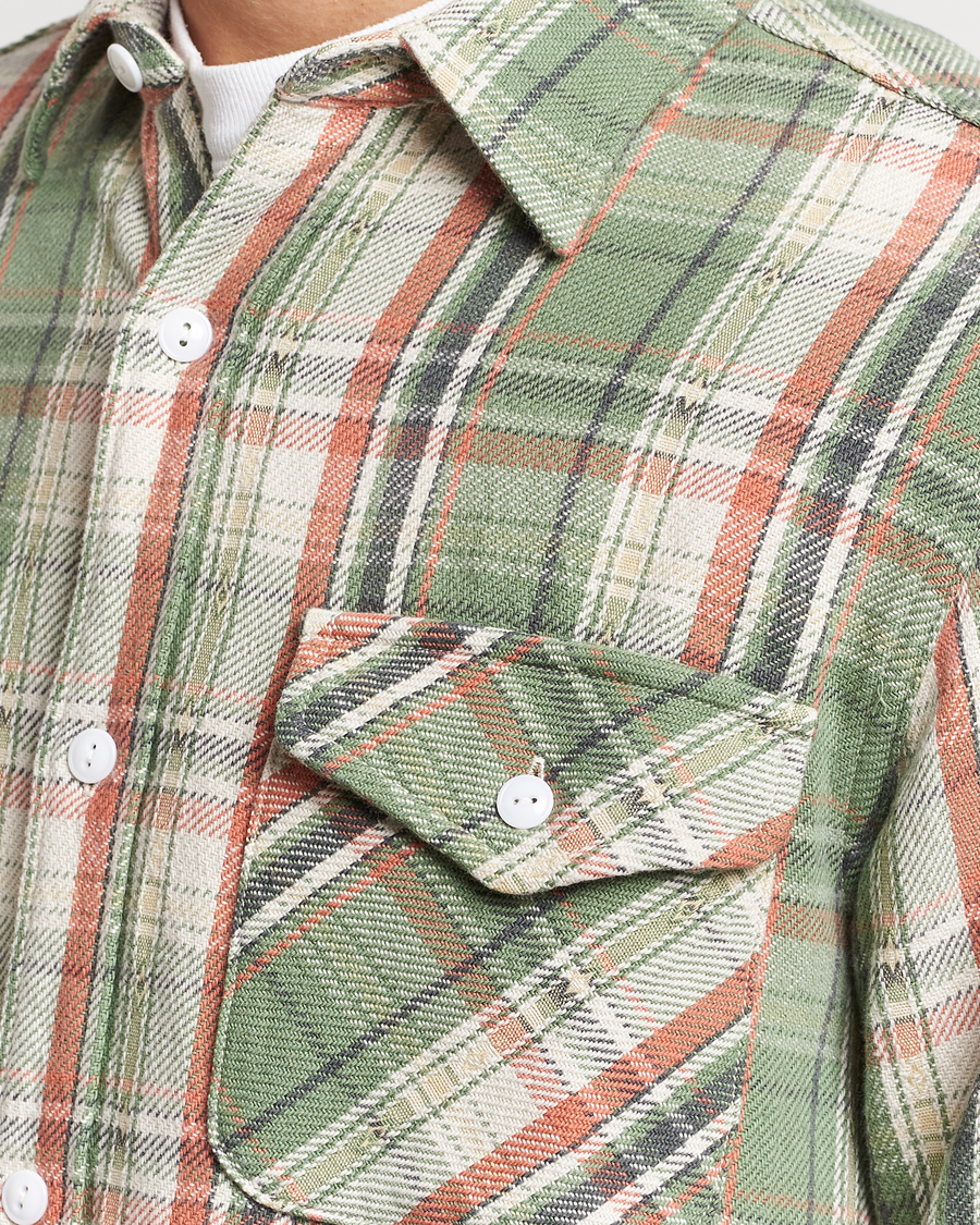 Herre | Skjorter | BEAMS PLUS | Dobby Guide Overshirt Pale Green