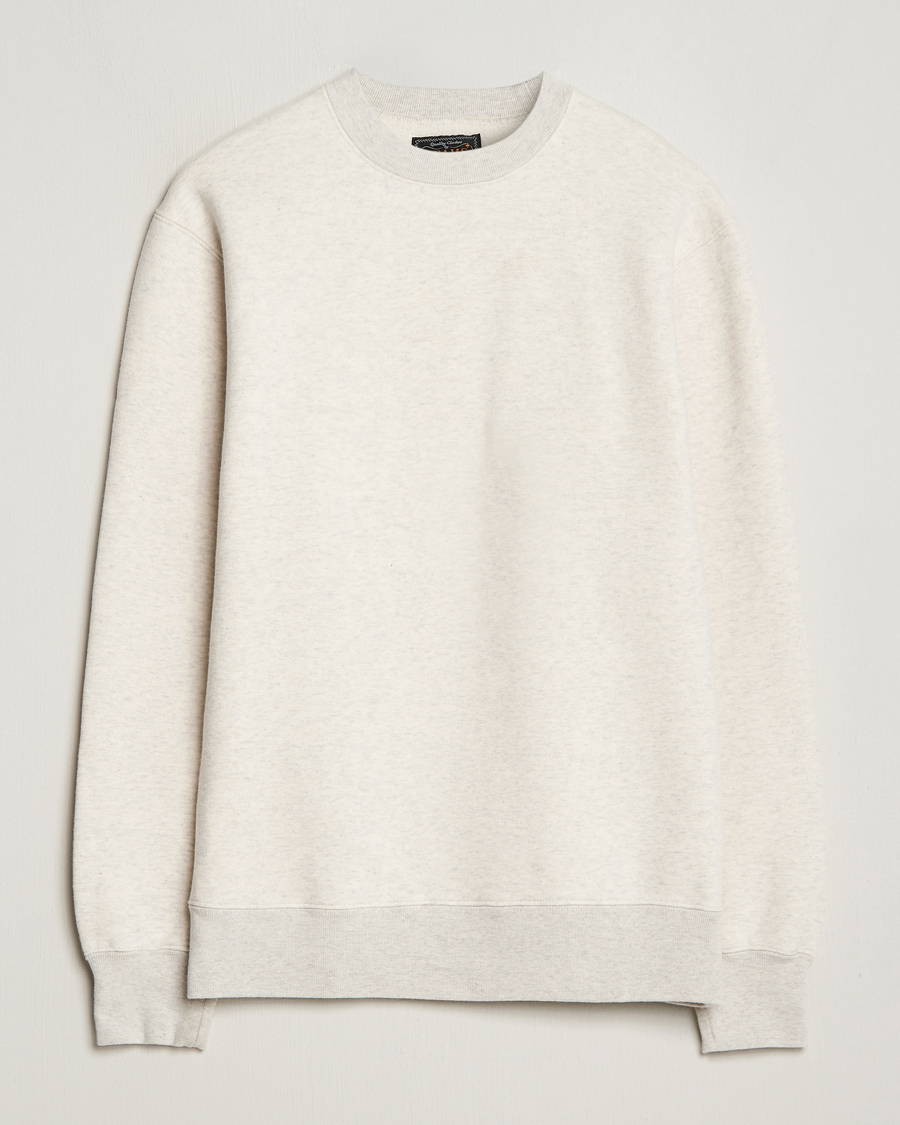 Herre | Gensere | BEAMS PLUS | Japanese Crewneck Sweatshirt Off White