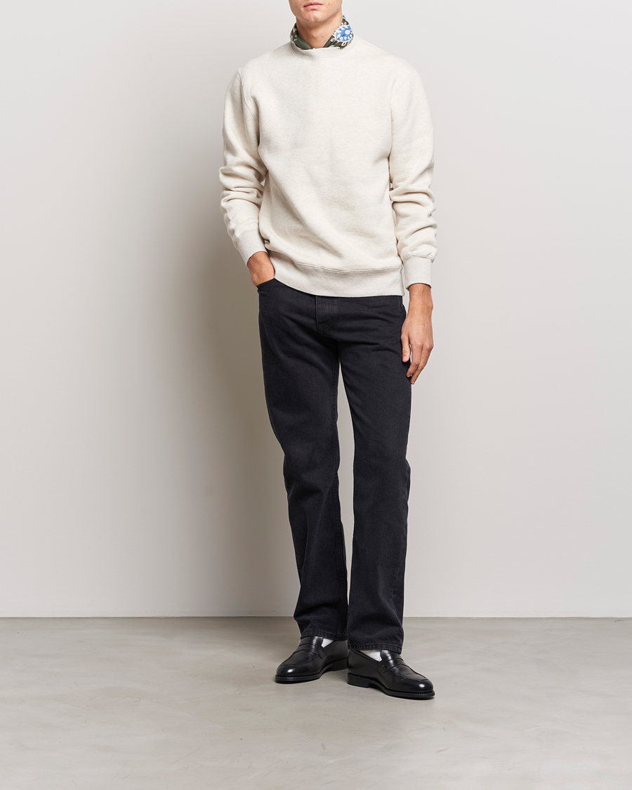 Herre | Gensere | BEAMS PLUS | Japanese Crewneck Sweatshirt Off White