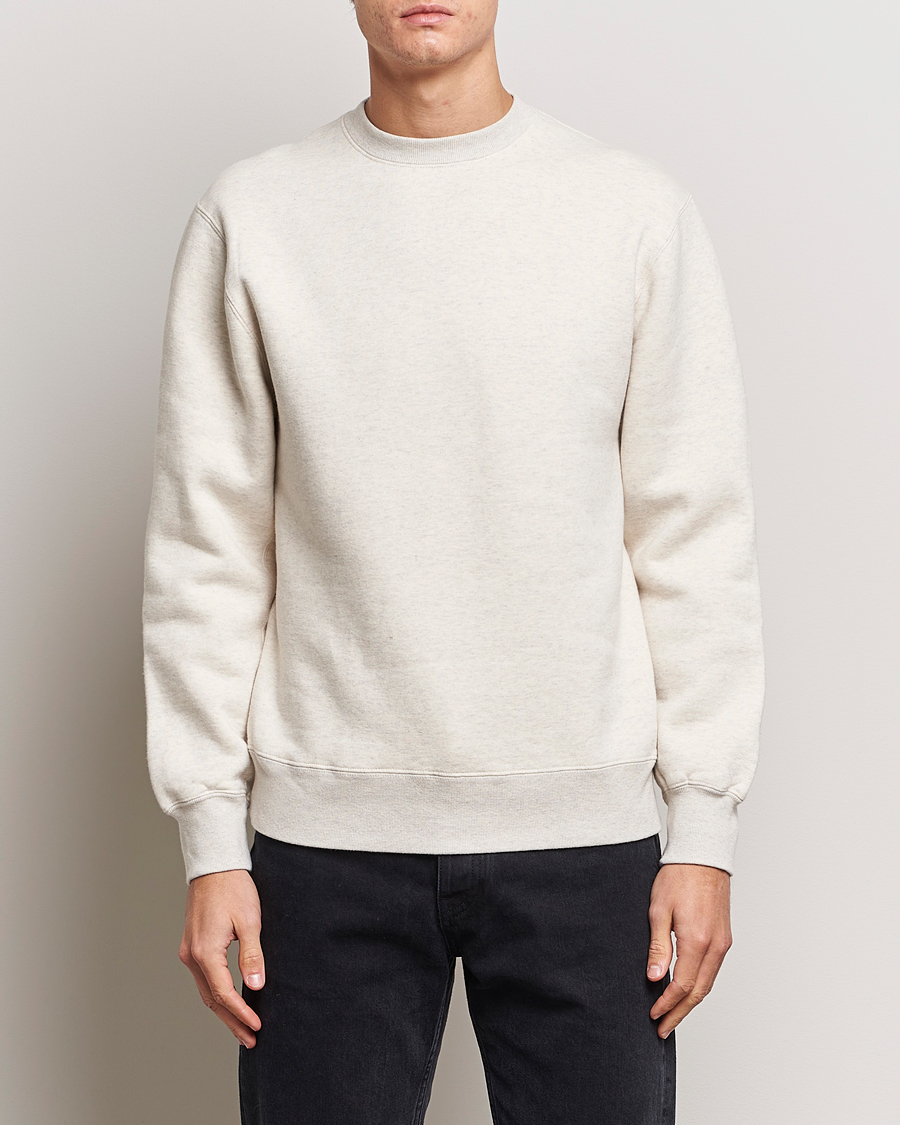 Herre | Gensere | BEAMS PLUS | Japanese Crewneck Sweatshirt Off White