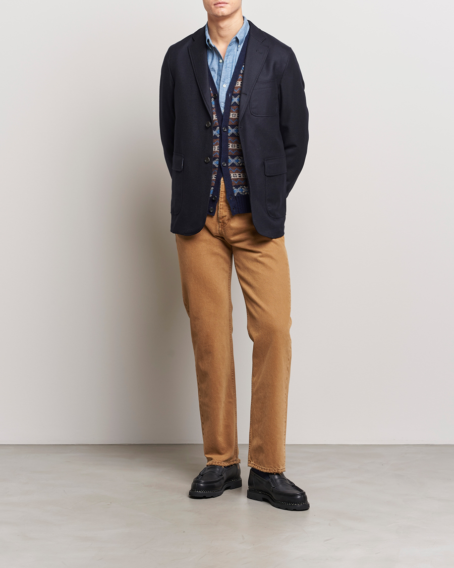Herre | Dressjakker | BEAMS PLUS | Flannel Blazer Navy