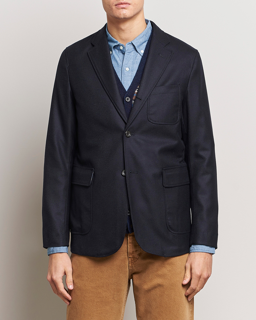 Herre |  | BEAMS PLUS | Flannel Blazer Navy