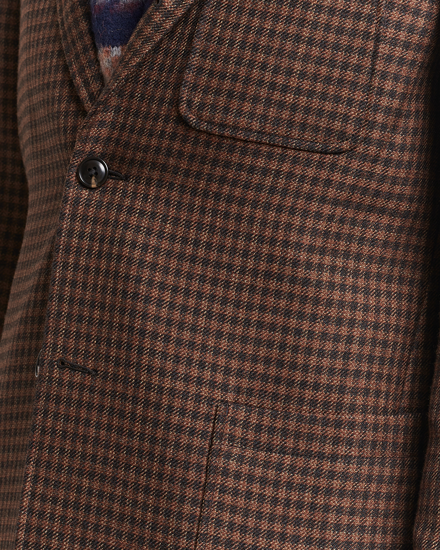 Herre | Dressjakker | BEAMS PLUS | Houndstooth Twill Blazer Brown