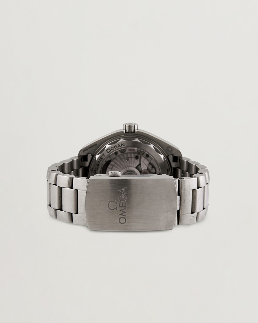 Herre | Omega Pre-Owned Seamaster Planet Ocean 21530402001001 Steel Black | Omega Pre-Owned | Seamaster Planet Ocean 21530402001001 Steel Black