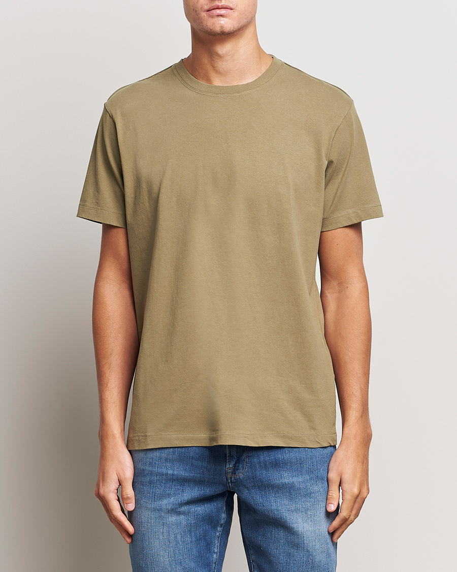 Herre |  | FRAME | Logo T-Shirt Khaki Green