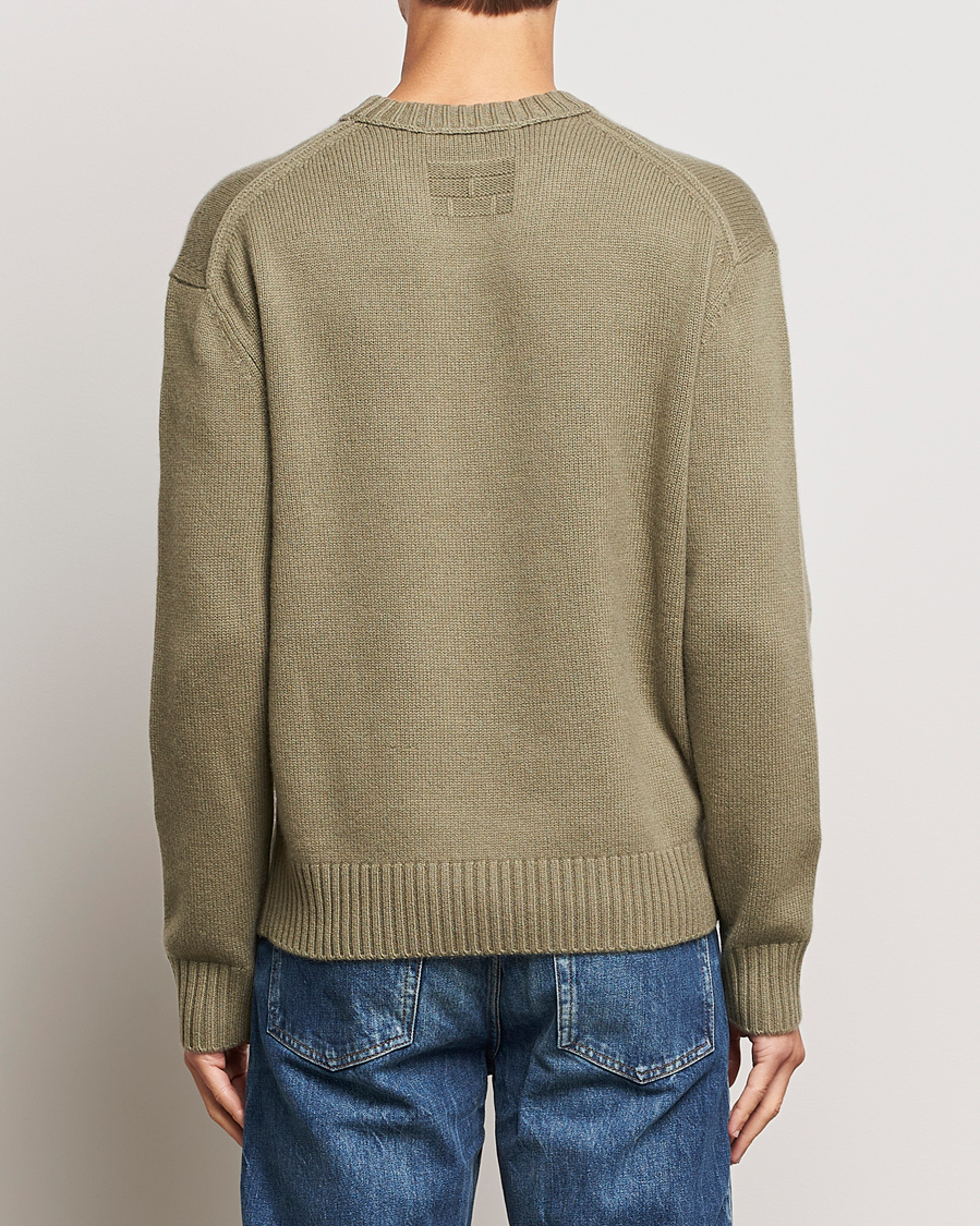 Herre | Gensere | FRAME | Cashmere Sweater Khaki Green