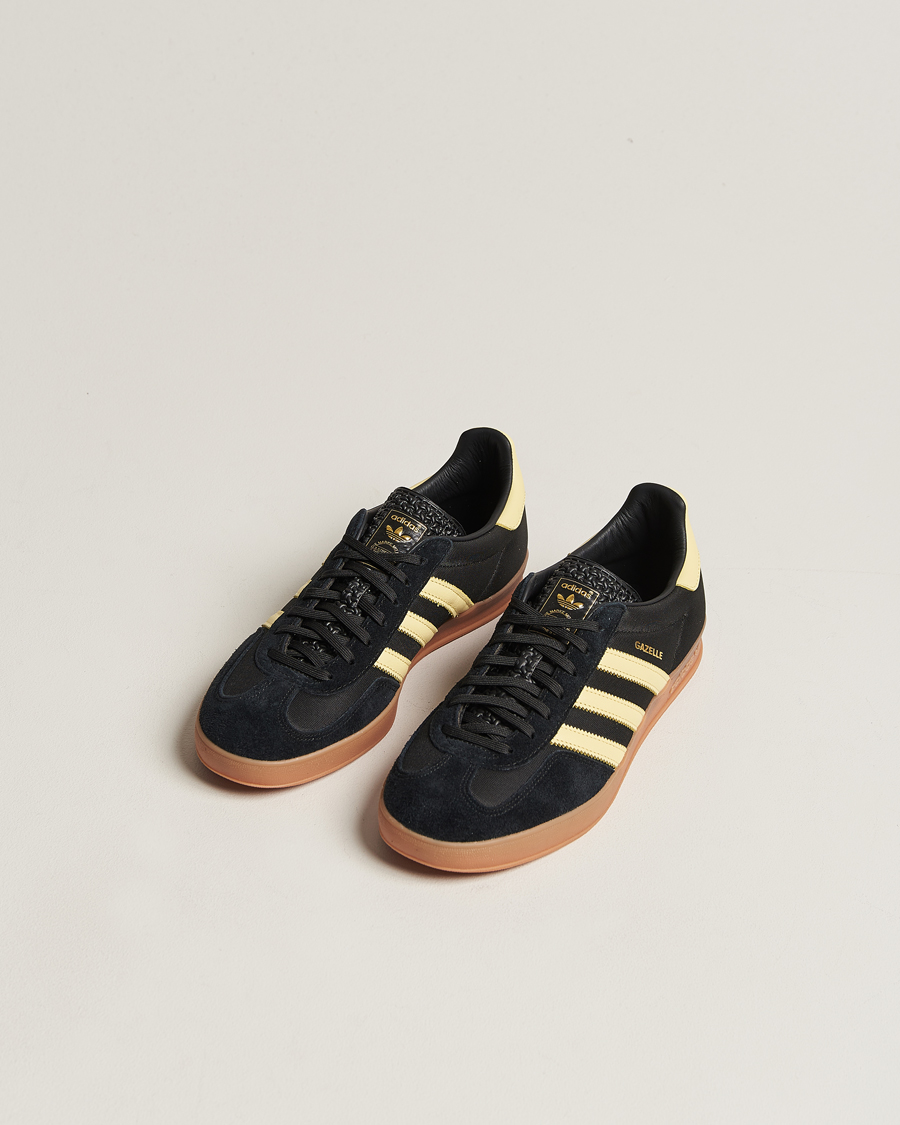 Herre | adidas Originals Gazelle Sneaker Black/Yellow | adidas Originals | Gazelle Sneaker Black/Yellow