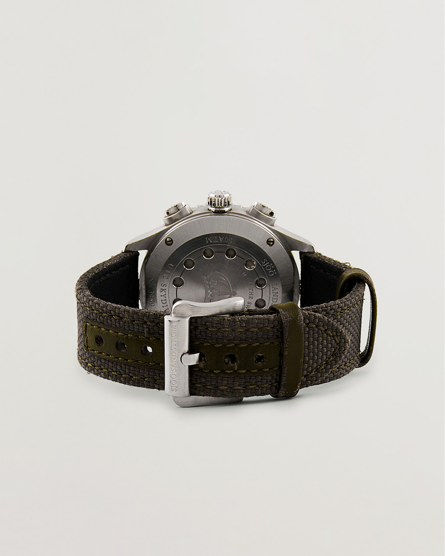Herre | Sjöö Sandström Pre-Owned UTC Skydiver 017401 Steel Black | Sjöö Sandström Pre-Owned | UTC Skydiver 017401 Steel Black