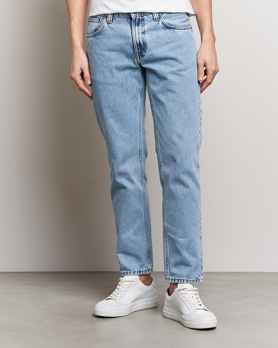 Herre | Blå jeans | Nudie Jeans | Gritty Jackson Jeans Summer Clouds