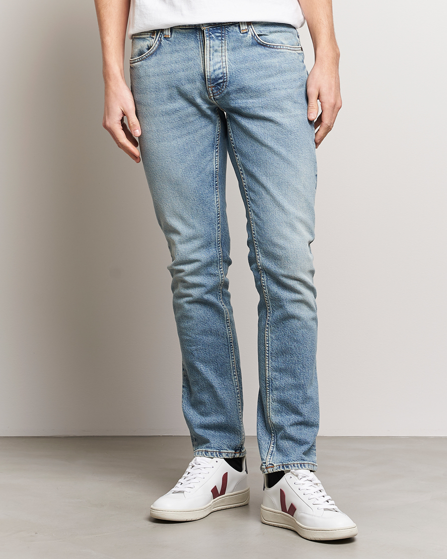 Herre | Slim fit | Nudie Jeans | Grim Tim Jeans Blue Smoke