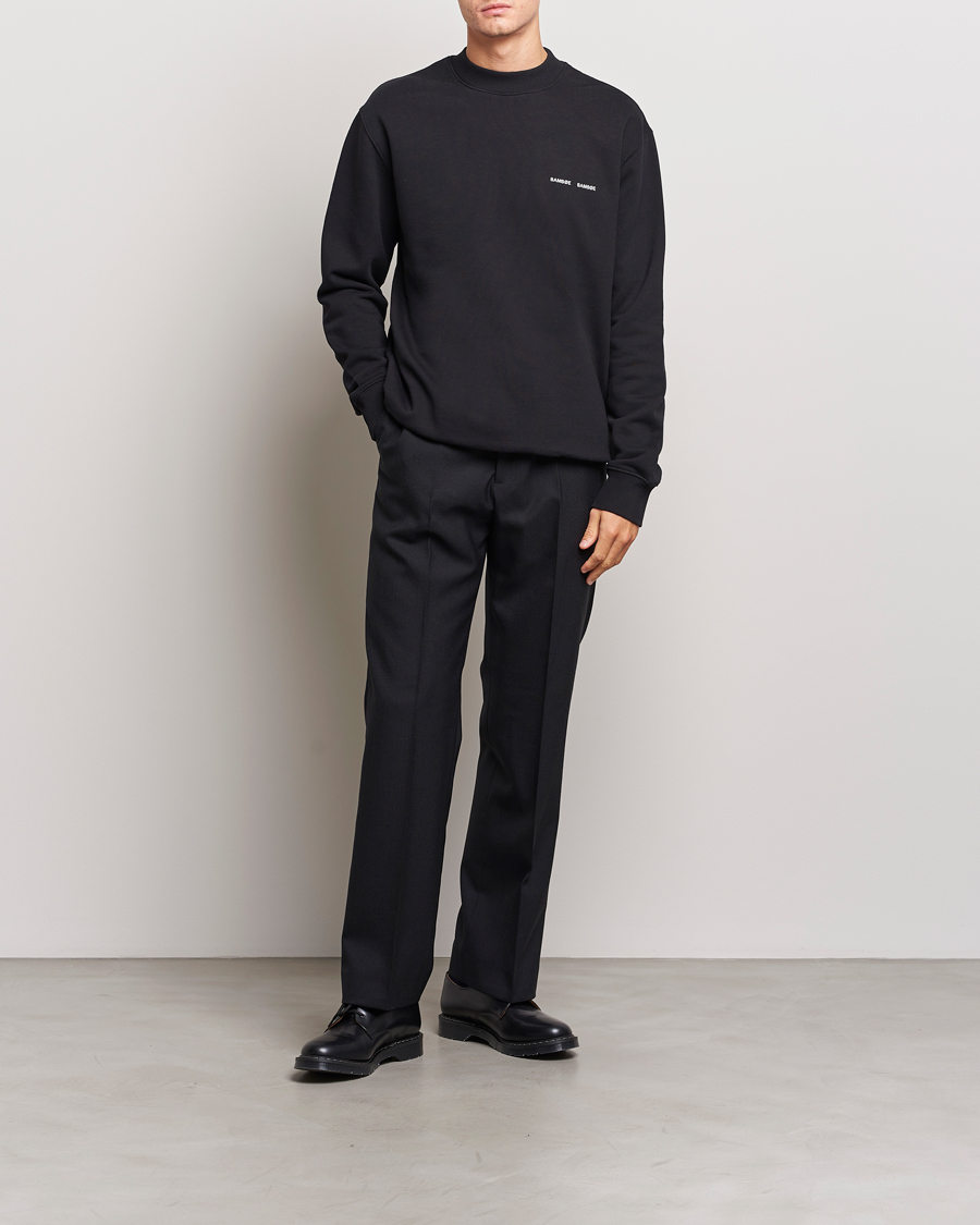 Herre | Gensere | Samsøe Samsøe | Norsbro Crew Neck Sweatshirt Black