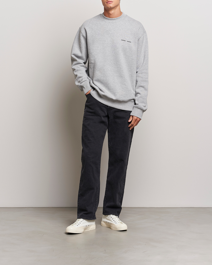Herre | Gensere | Samsøe Samsøe | Norsbro Crew Neck Sweatshirt Grey Melange