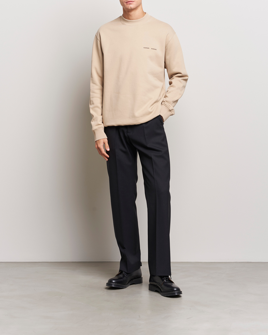 Herre | Gensere | Samsøe Samsøe | Norsbro Crew Neck Sweatshirt Pure Cashmere
