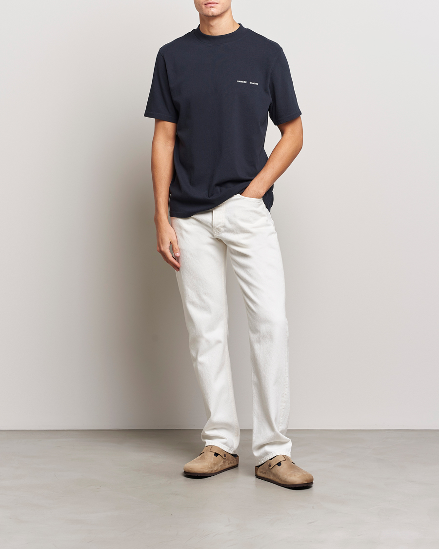 Herre | T-Shirts | Samsøe Samsøe | Norsbro Organic Cotton T-shirt Sky Captian