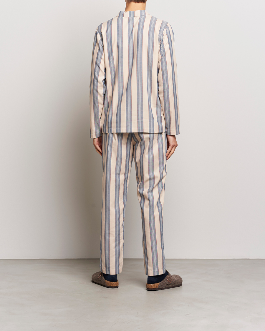 Herre | Pyjamaser og badekåper | Nufferton | Uno Old School Pyjama Set Beige/Blue