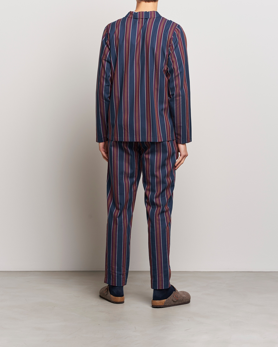 Herre | Pyjamaser og badekåper | Nufferton | Uno Old School Pyjama Set Navy/Orange