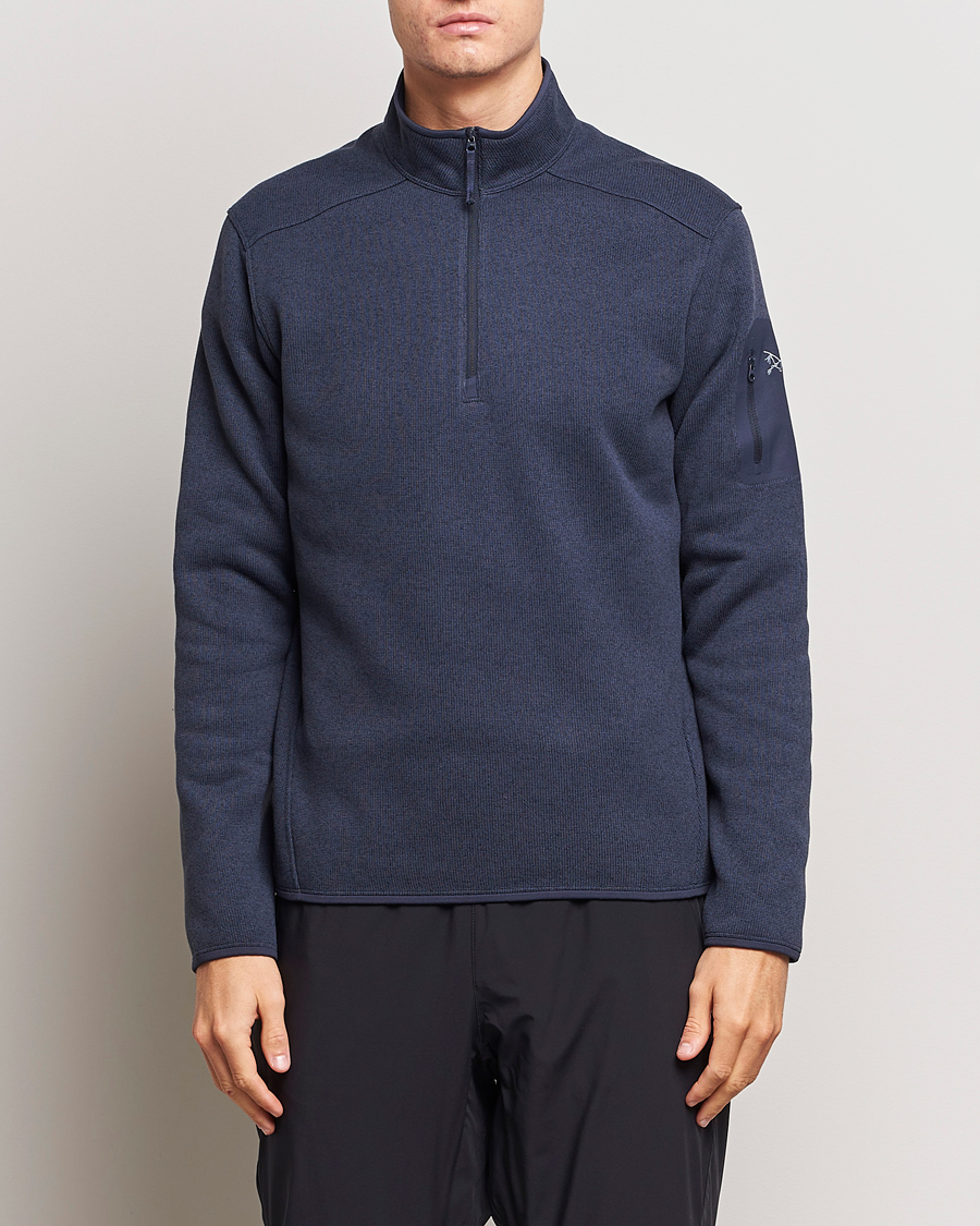 Herre | Half-zip | Arc\'teryx | Covert Half-Zip Black Sapphire Heather