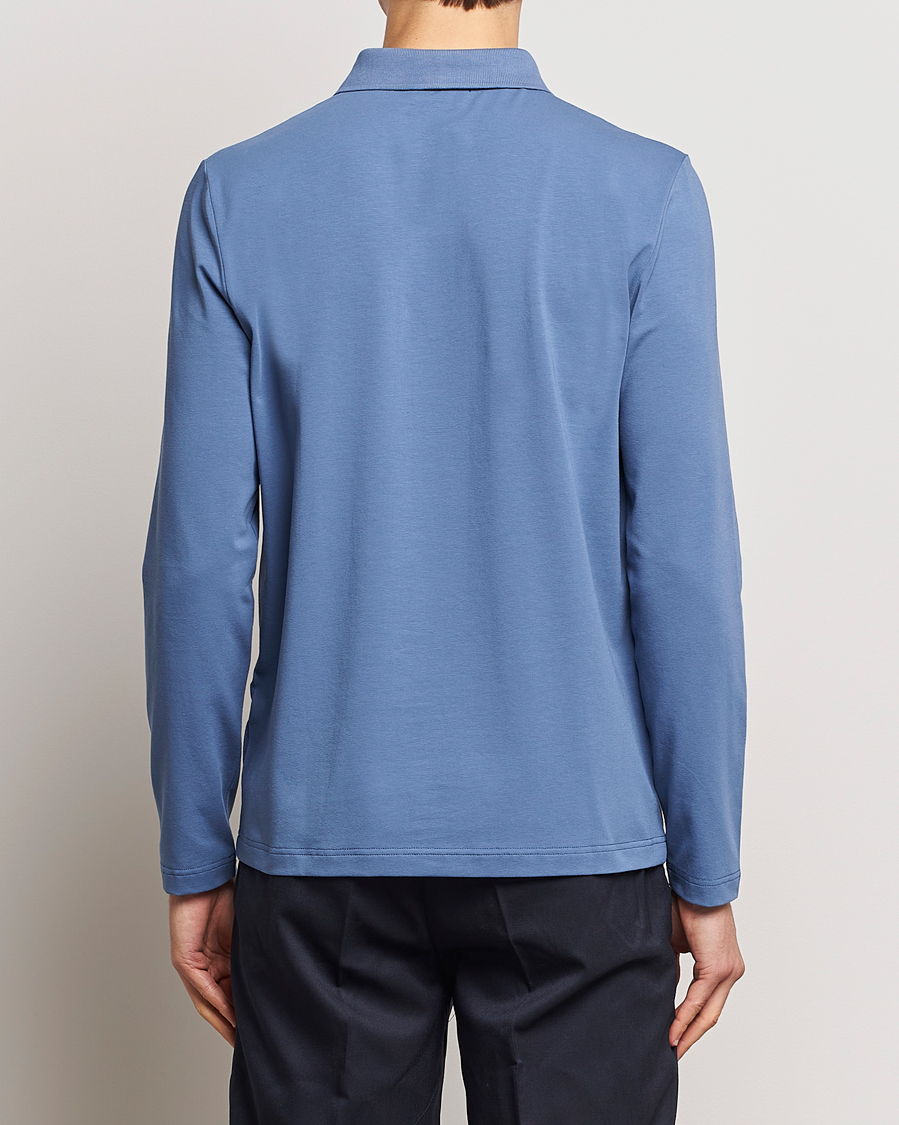 Herre | Gensere | Filippa K | Luke Lycra Poloshirt Paris Blue