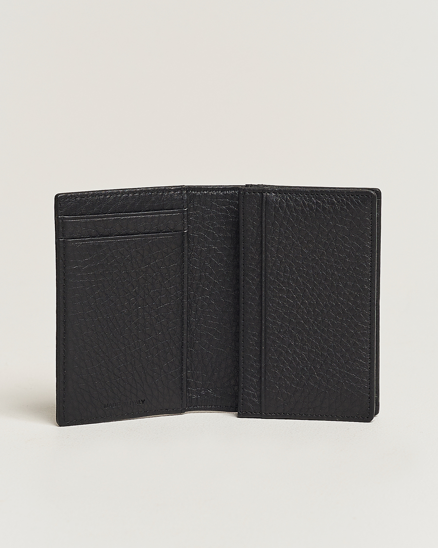 Herre | Italian Department | Canali | Grain Leather Billfold Black