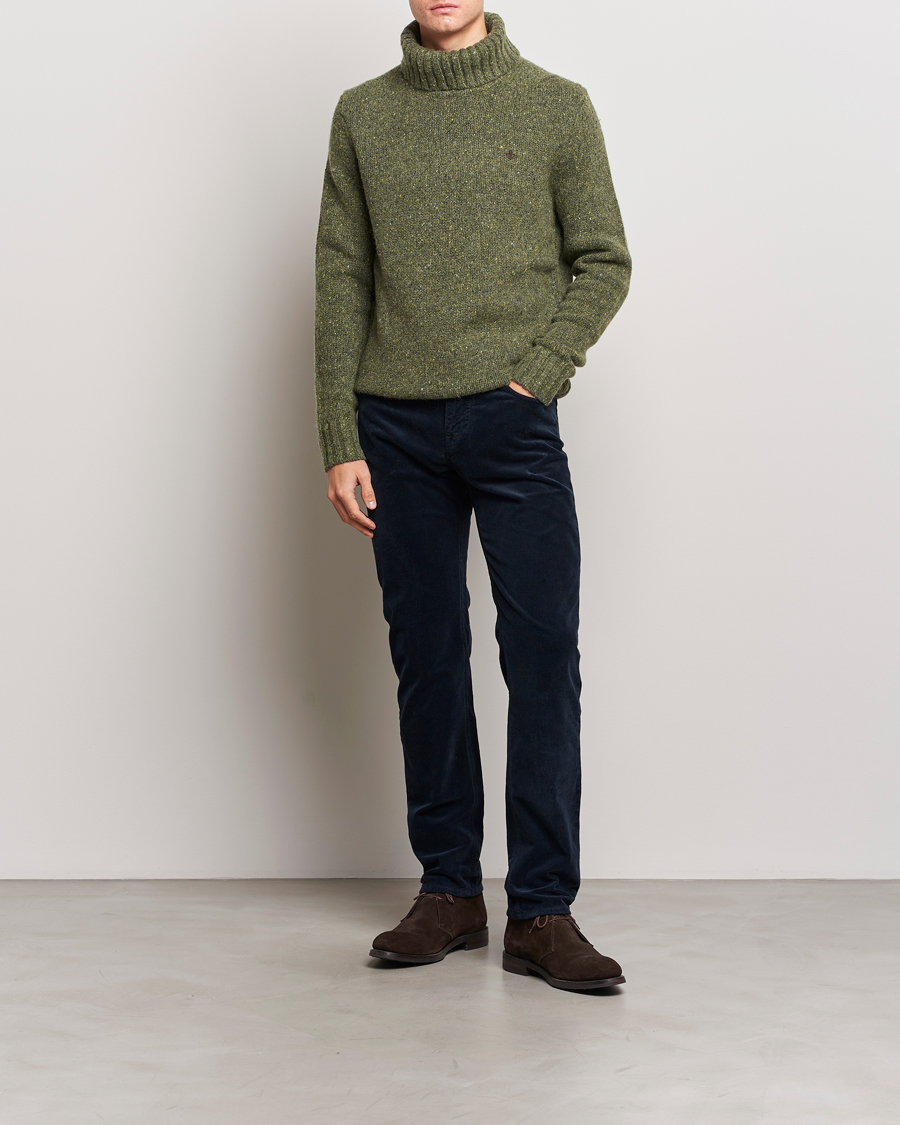 Herre | Gensere | Morris | Graham Knitted Rollneck Olive