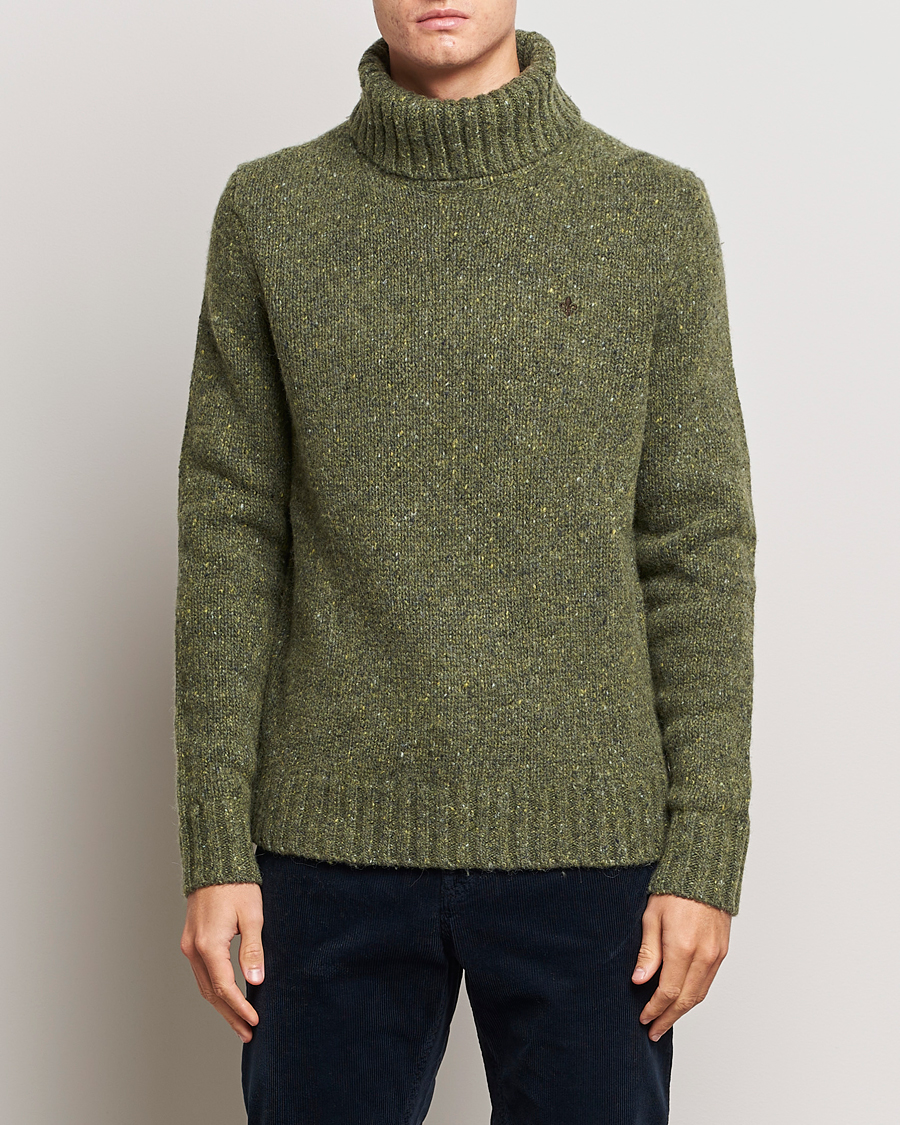 Herre | Gensere | Morris | Graham Knitted Rollneck Olive