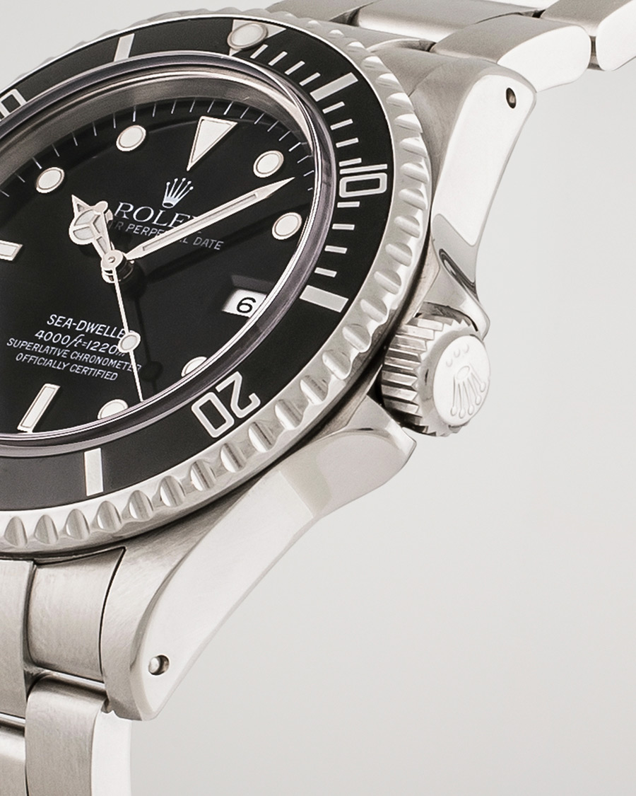 Herre | Rolex Pre-Owned Sea Dweller 16600 Oyster Perpetual Steel Black | Rolex Pre-Owned | Sea Dweller 16600 Oyster Perpetual Steel Black