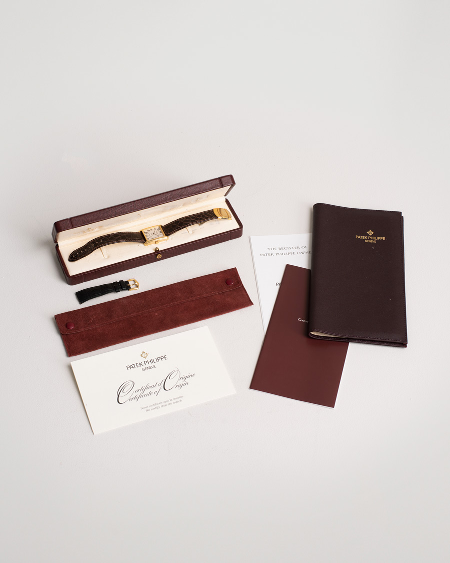 Herre | Patek Philippe Pre-Owned Gondolo 18K 5014J-013 Gold White | Patek Philippe Pre-Owned | Gondolo 18K 5014J-013 Gold White