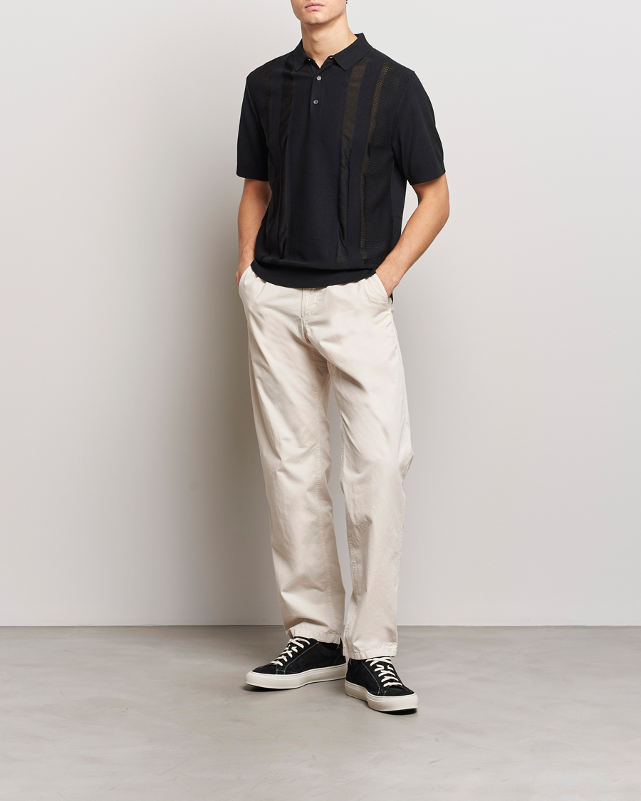 Herre | Pikéer | J.Lindeberg | Ryce Texture Blocking Polo Black