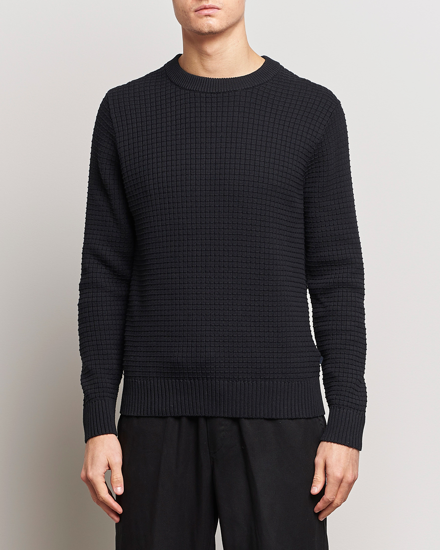 Herre | J.Lindeberg | J.Lindeberg | Archer Structure Sweater Black