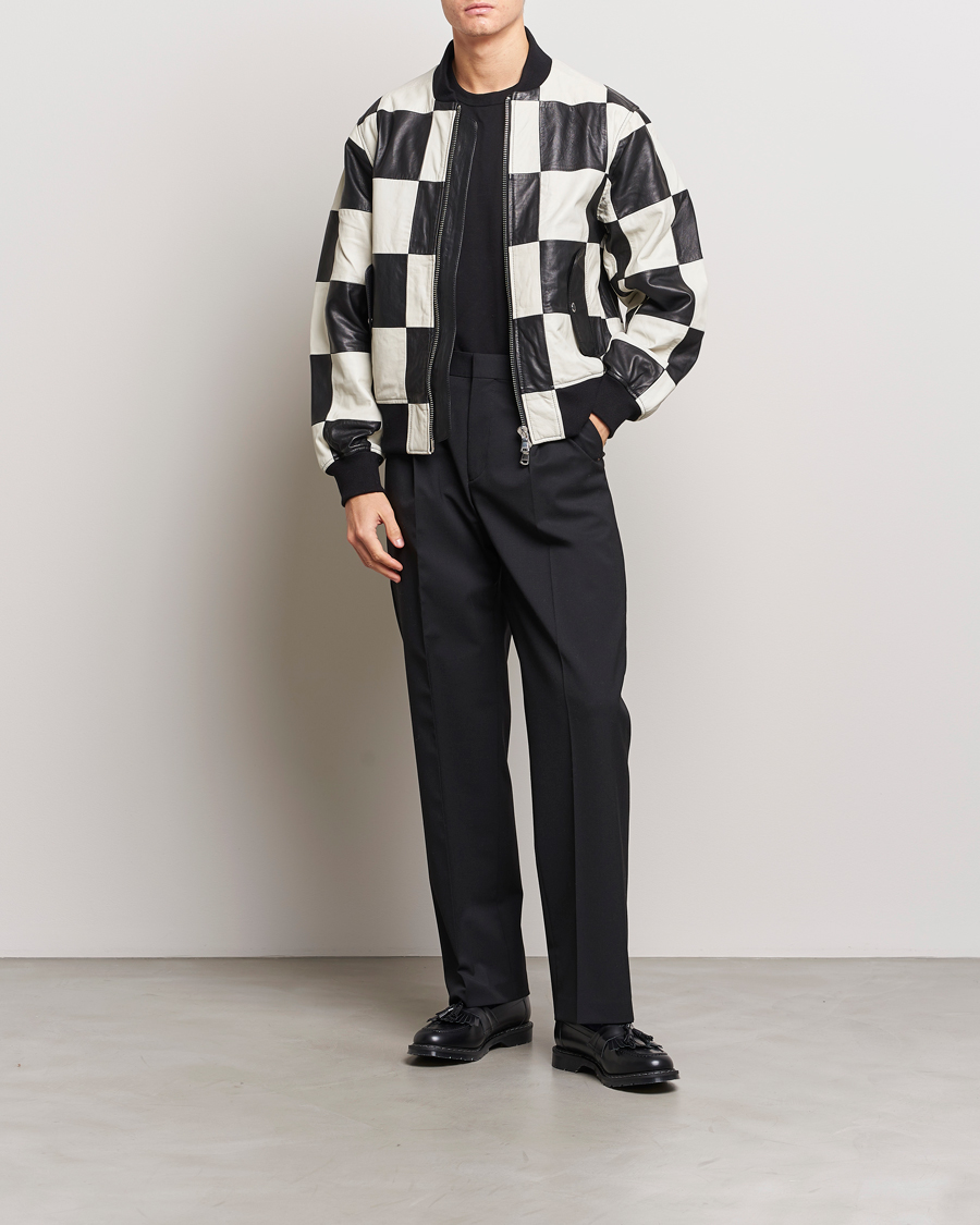 Herre | Jakker | J.Lindeberg | Milan Patchwork Leather Jacket Black