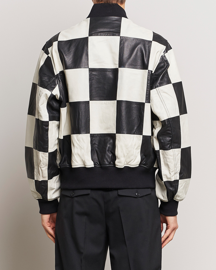 Herre | Jakker | J.Lindeberg | Milan Patchwork Leather Jacket Black