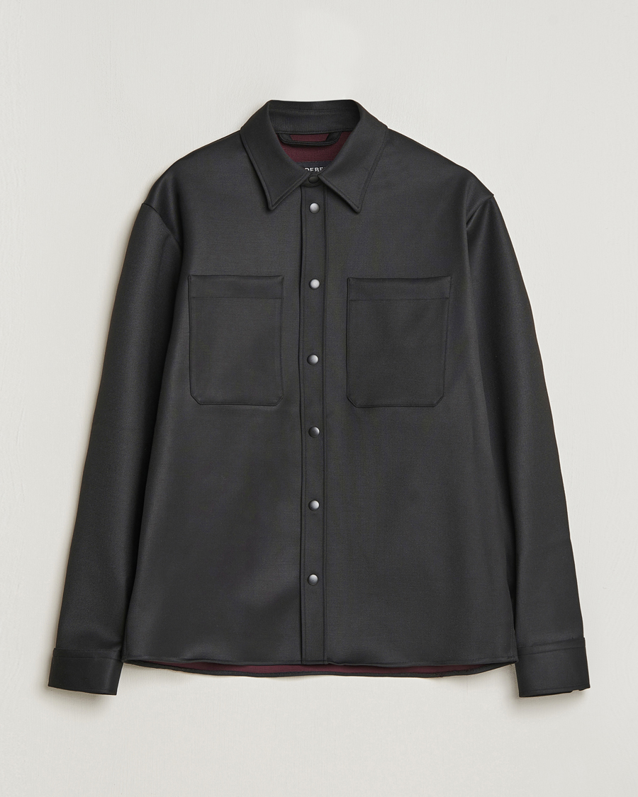 Herre | Jakker | J.Lindeberg | Coen Double Face Overshirt Black
